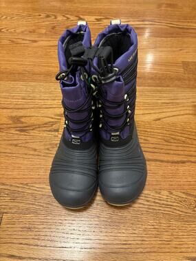 Merrell The Merrell Snow Quest Lite 3.0 Waterproof Boot 13M Purple Black